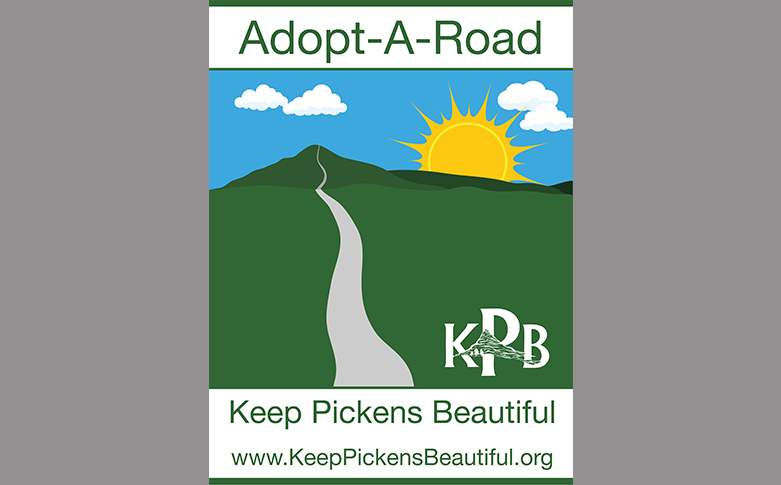 KPB Adopt-A-Road sign