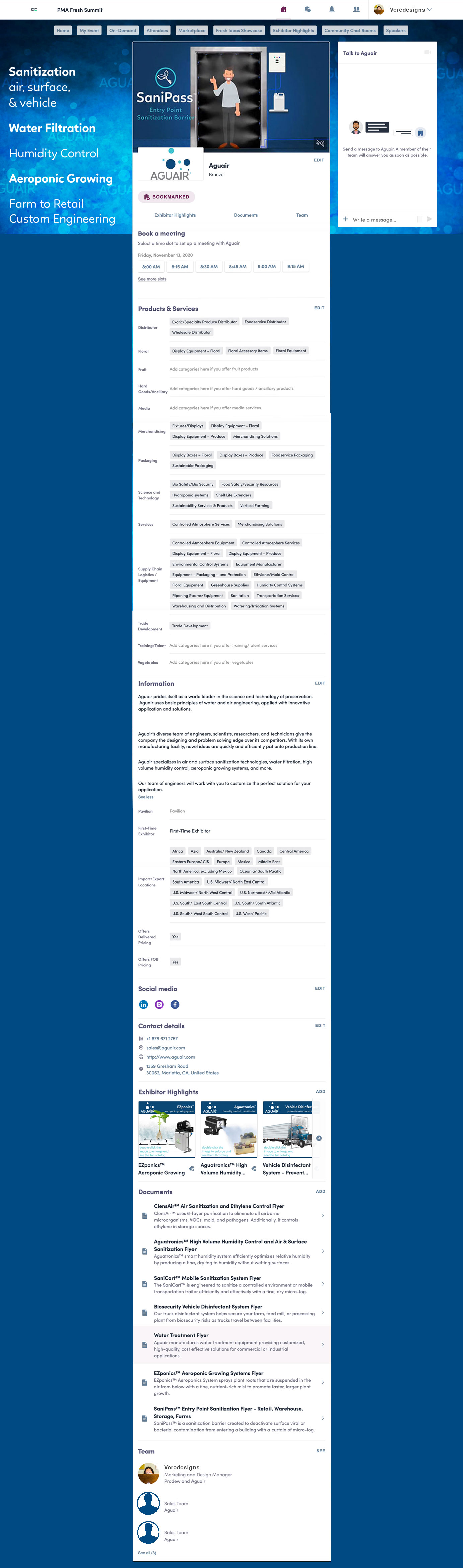 PMA 2020 Aguair's Home Page